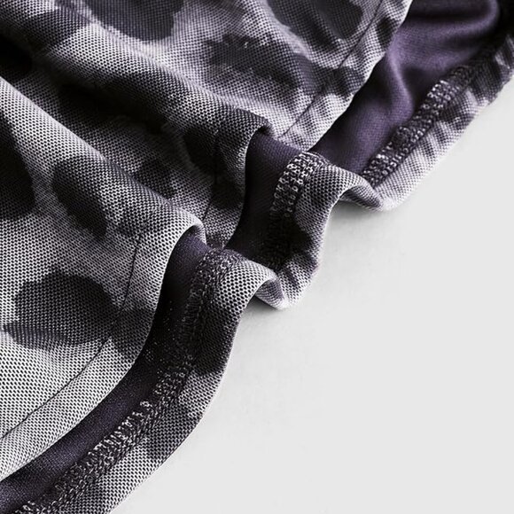 Black Preppy Women's Leopard Jacquard Halter Top - Picture 6 of 6